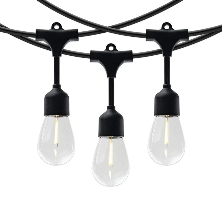 Brendz lichtsnoer Djerba LED filament solar verlichting zwart