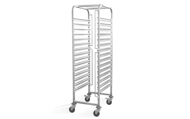 Hendi Regaalwagen | 15x 600x400mm | Max. 150kg | 515x680x1710mm | Profi Line