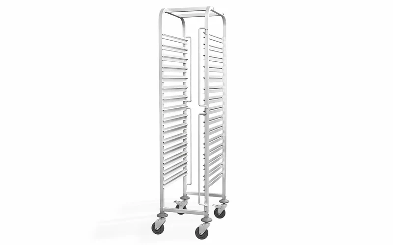 Hendi Regaalwagen | 15x GN 1/1 | Tussenruimte 80mm | 440x610x1710mm | Profi Line
