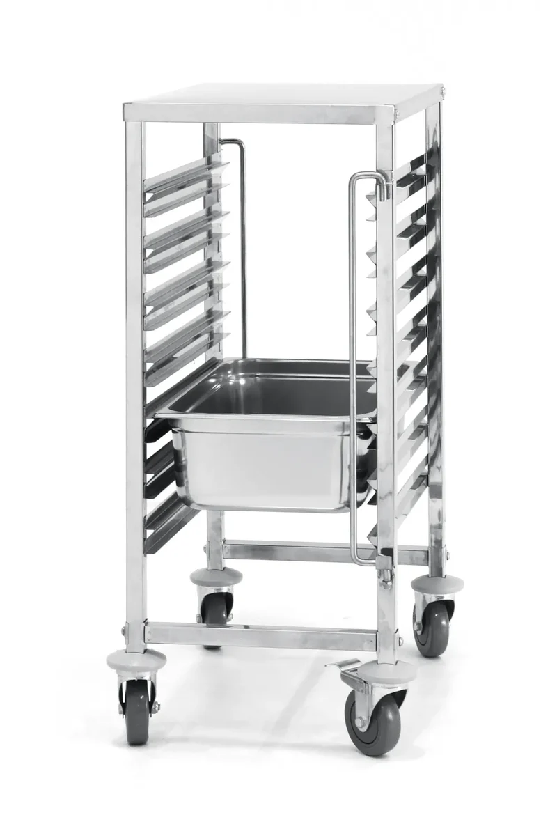 Hendi Regaalwagen | 7x GN 1/1 | Met Werkoppervlak | 445x615x945mm | Profi Line
