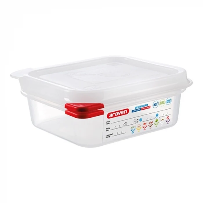 Araven Voedseldoos GN 1/6 | 65(H)mm | HACCP