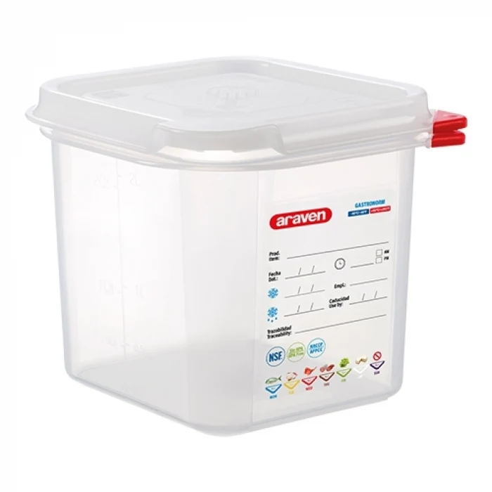 Araven Voedseldoos GN 1/6 | 150(H)mm | HACCP