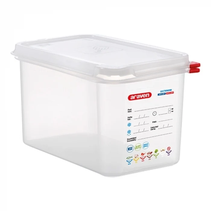Araven Voedseldoos GN 1/4 | 150(H)mm | HACCP