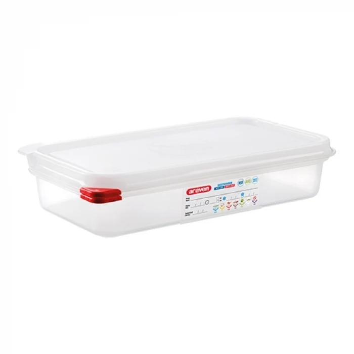 Araven Voedseldoos GN 1/3 | 65(H)mm | HACCP
