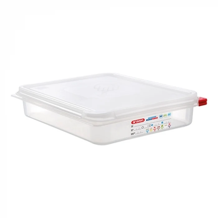 Araven Voedseldoos GN 1/2 | 65(H)mm | HACCP