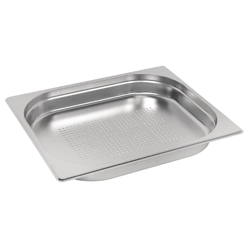 Vogue geperforeerde RVS Gastronormbak 1/2 40mm(H)