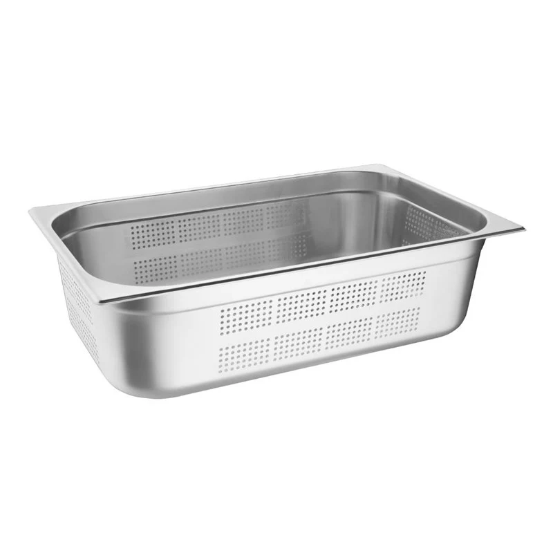Vogue geperforeerde RVS Gastronormbak 1/1 150mm(H)