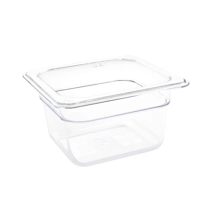 Vogue Polycarbonaat 1/6 Gastronormbak 100mm(H) | Transparant