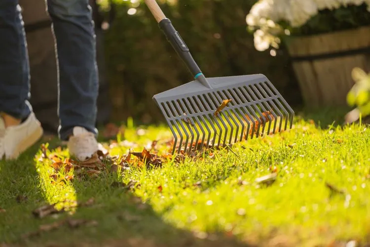Gardena PureLine grashark 43cm met steel 140cm
