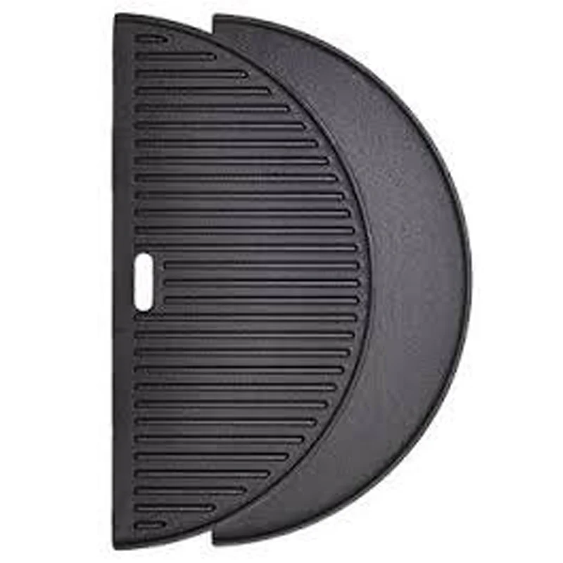 Keij Kamado Gietijzeren half moon plate Compact - 34 x 17 cm
