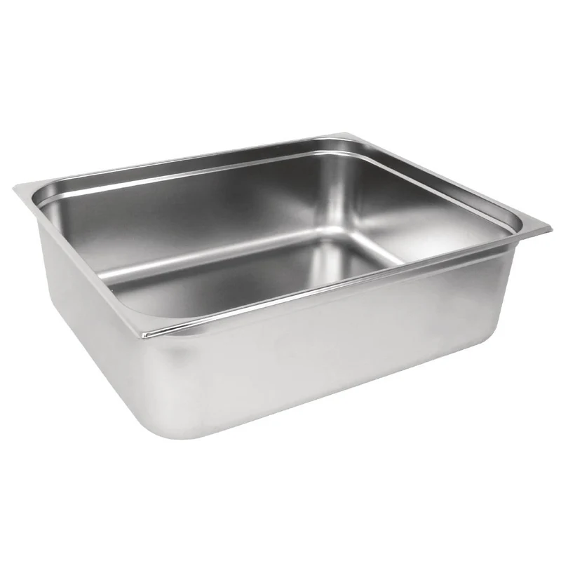 Vogue RVS GN 2/1 Gastronormbak 200mm(H)