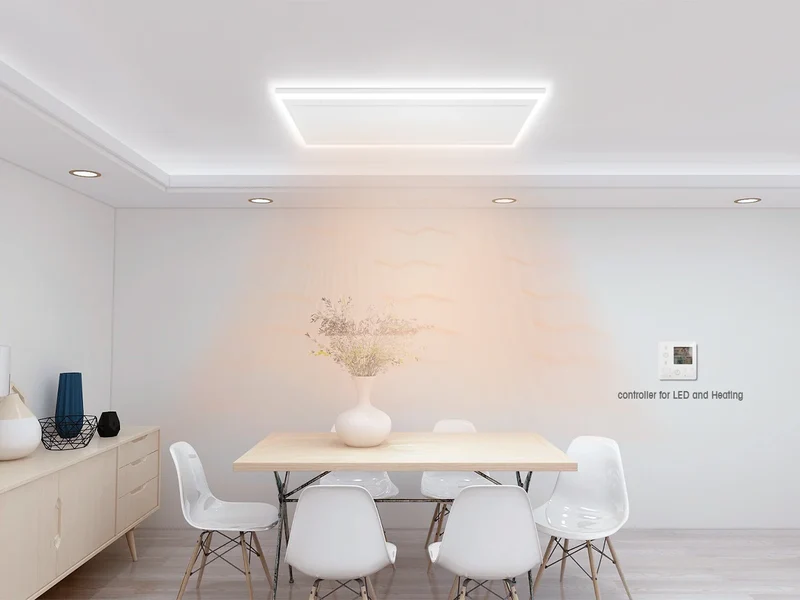 Infra Heating HL infraroodpaneel met LED verlichting 63 × 65,5 cm – 400 W