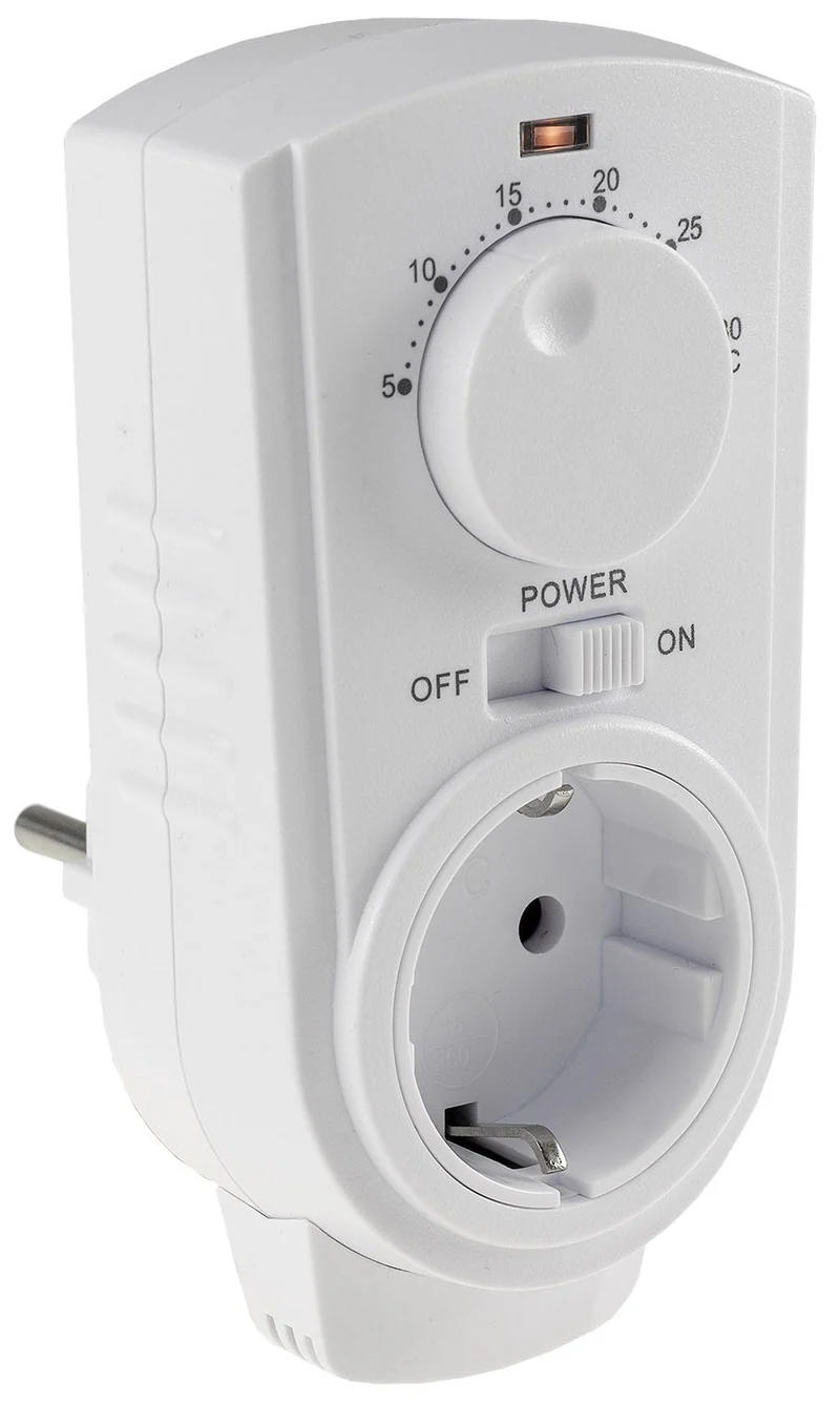Infra Heating Stopcontact eenvoudige thermostaat met draaiknop