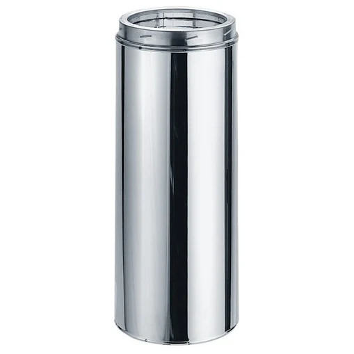 Stainless Steel DuraTech: Straight 2ft, Double Wall Pipe