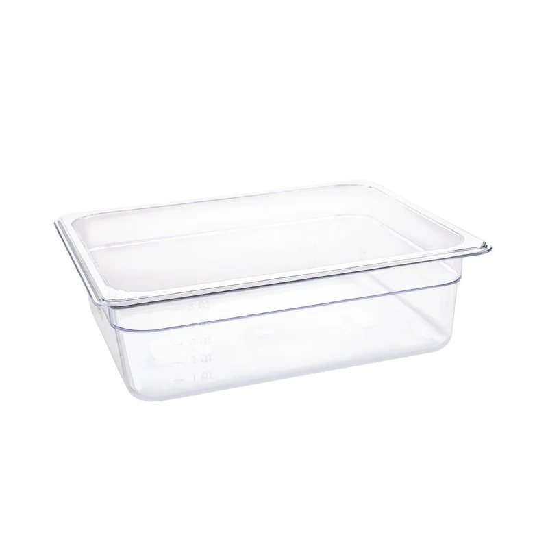 Vogue Polycarbonaat 1/2 Gastronormbak 100mm(H) | Transparant