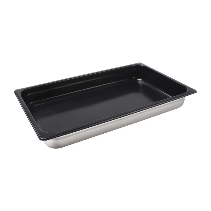Vogue RVS GN 1/1 Gastronormbak met anti-kleeflaag 65mm(H)