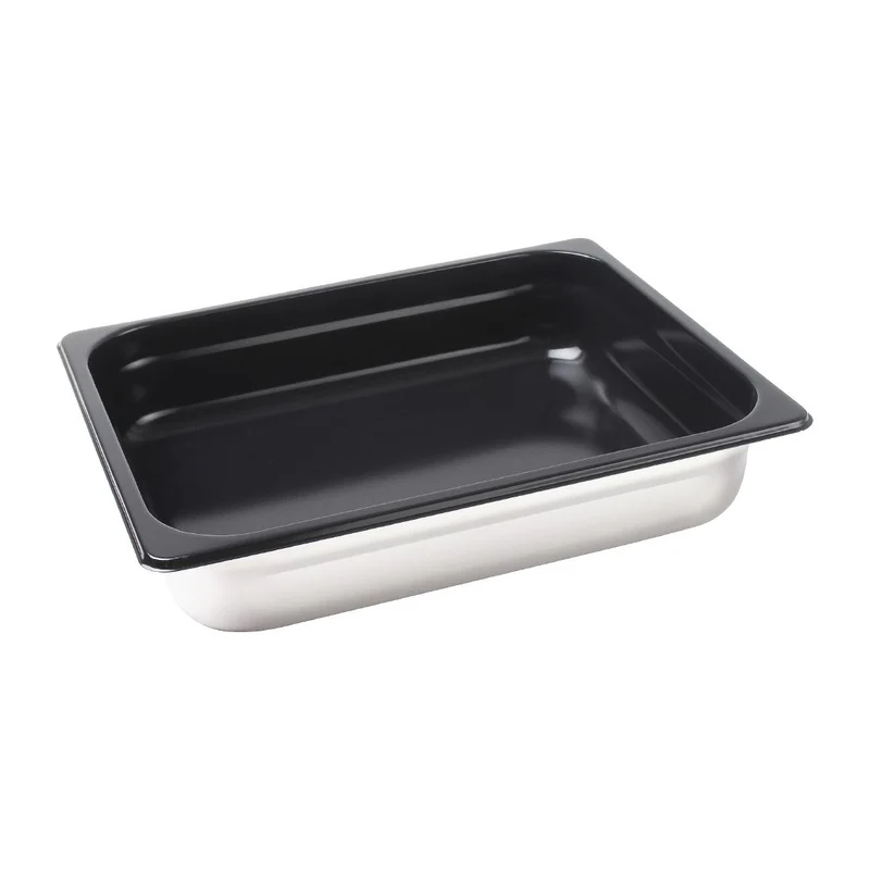 Vogue RVS GN 1/2 Gastronormbak met anti-kleeflaag 65mm(H)
