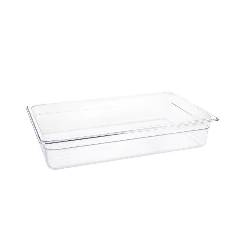 Vogue Polycarbonaat 1/1 Gastronormbak 100mm(H) | Transparant