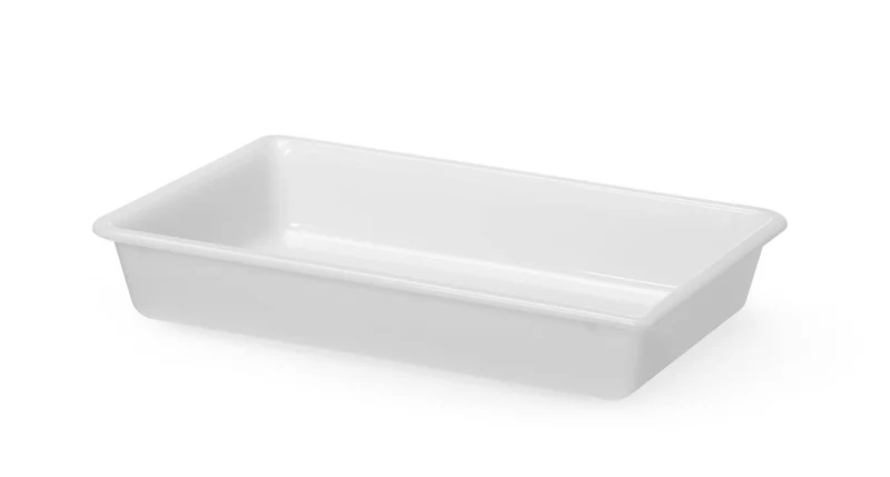 Bereidingsbak | HENDI | 6L | Wit | 430x285x(H)75mm