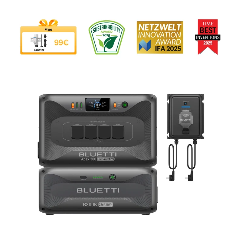 BLUETTI Balco Transfer Hub + Apex 300 + B300K