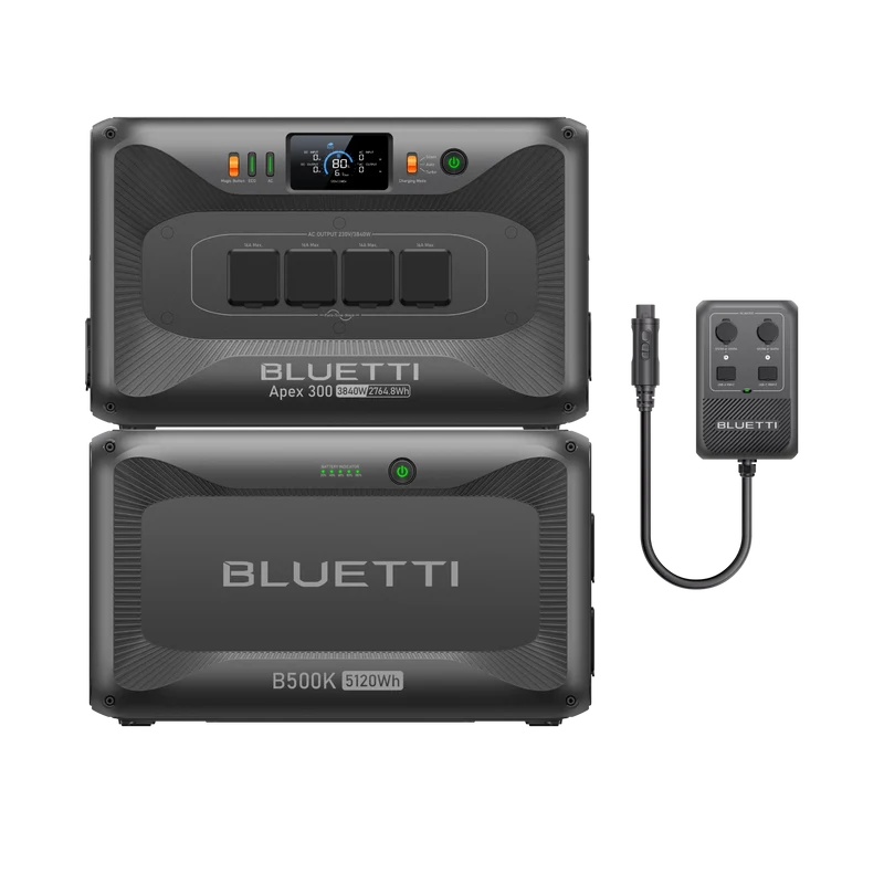 BLUETTI B500K+Apex 300+Hub D1