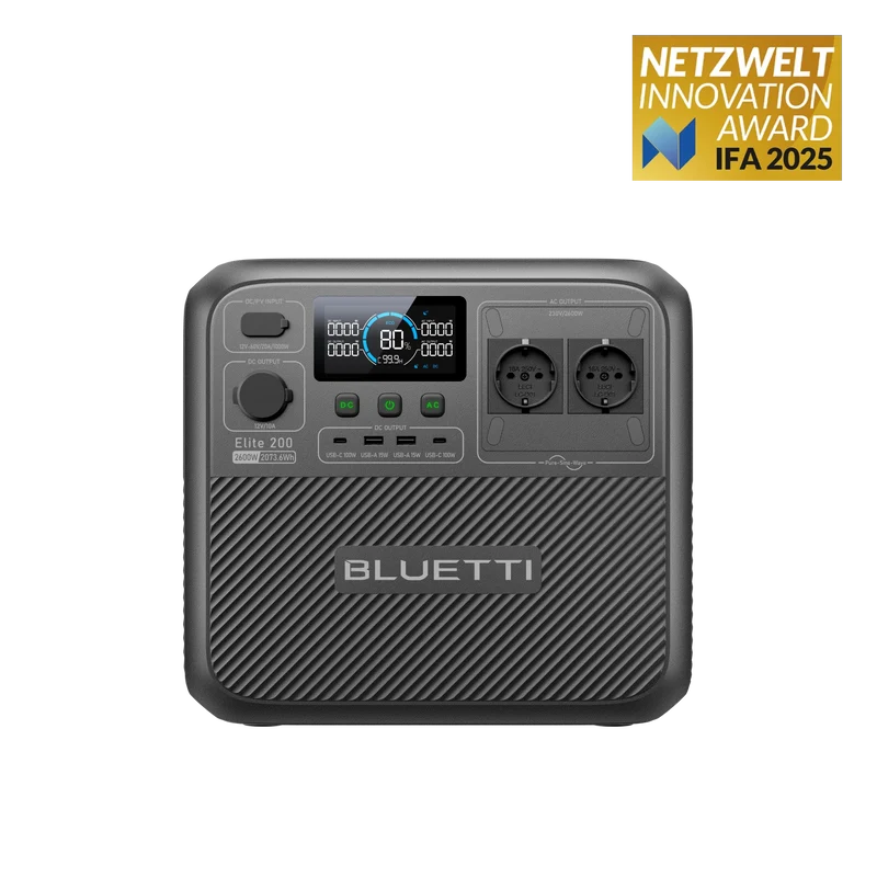 BLUETTI Elite 200 V2 Portable Power Station | 2.600W 2.073,6Wh