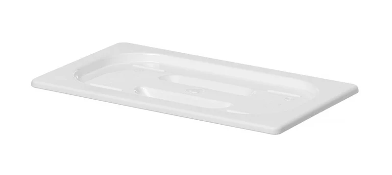 Deksel voor Gastronormbak Polycarbonaat | HENDI | GN 1/4 | Wit | 265x162mm