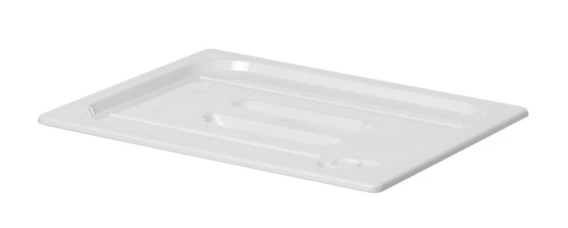 Deksel voor Gastronormbak Polycarbonaat | HENDI | GN 1/2 | Wit | 265x325mm