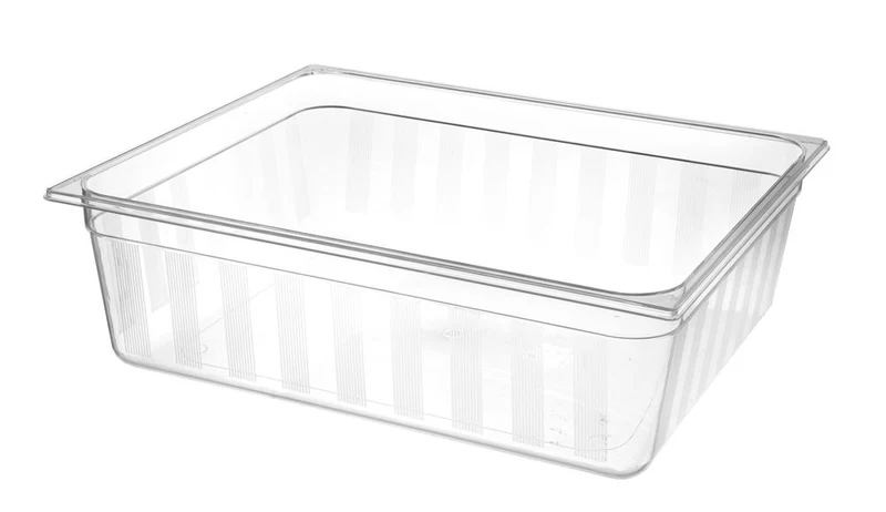 Gastronormbak | HENDI | GN 2/1 | 58L | Transparant | BPA Vrij | 650x530x(H)200mm