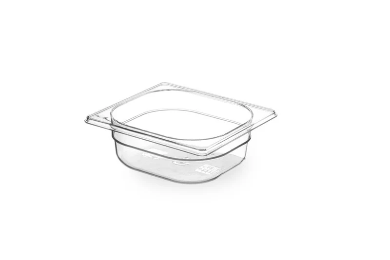 Gastronormbak Tritan | HENDI | GN 1/6 | 1L | Transparant | 176x162x(H)65mm