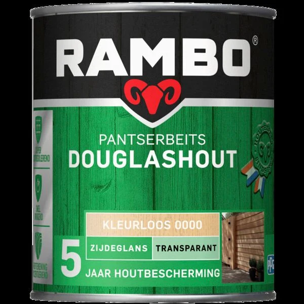 Rambo pantserbeits zijdeglans 0000 kleurloos 750ml