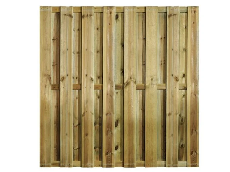 Schutting Gent recht naaldhout 180x180cm