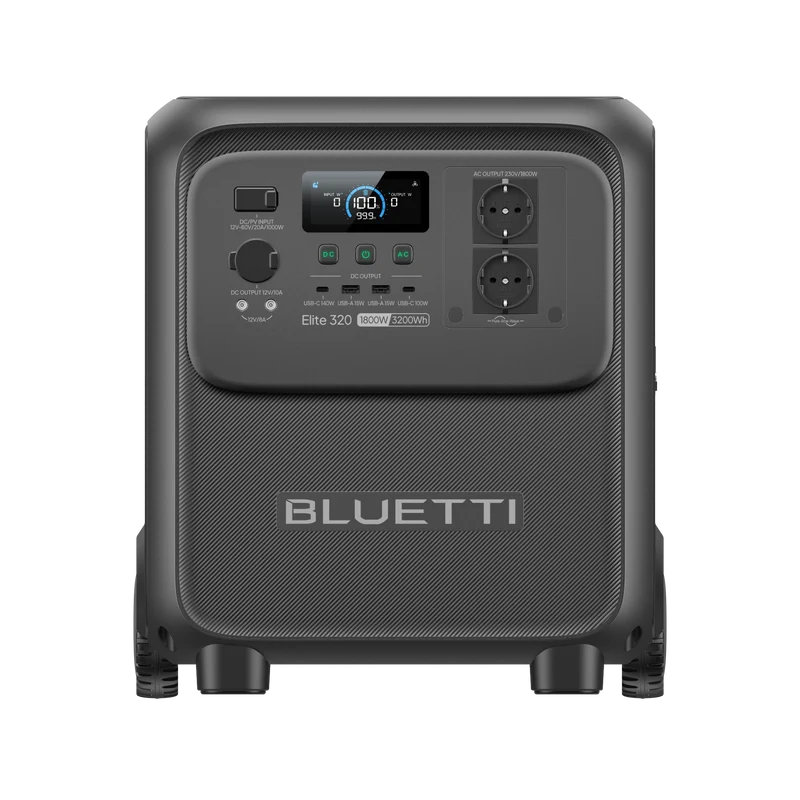 BLUETTI Elite 320 Portable Power Station | 1.800W 3.200Wh