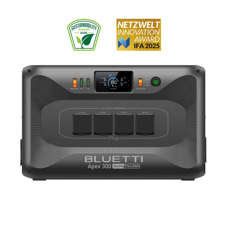 BLUETTI Apex 300 Versatile Power Station | 3.840W 2.764,8Wh