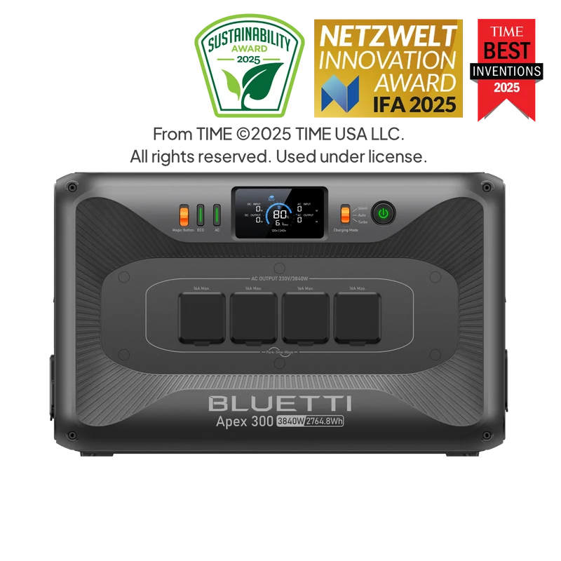BLUETTI Apex 300 Портативна Електростанція | 3840 Вт 2764,8 Вт·год (Ukraine)