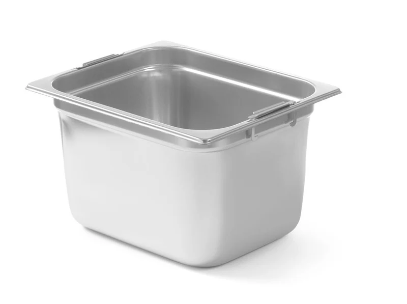 Gastronormbak met intrekbare handgrepen | HENDI | GN 1/2 | 12,5L | (H)200mm