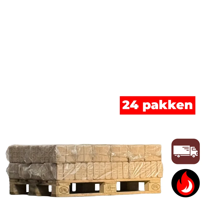 RUF Briketten | Beuk | 24 pakken