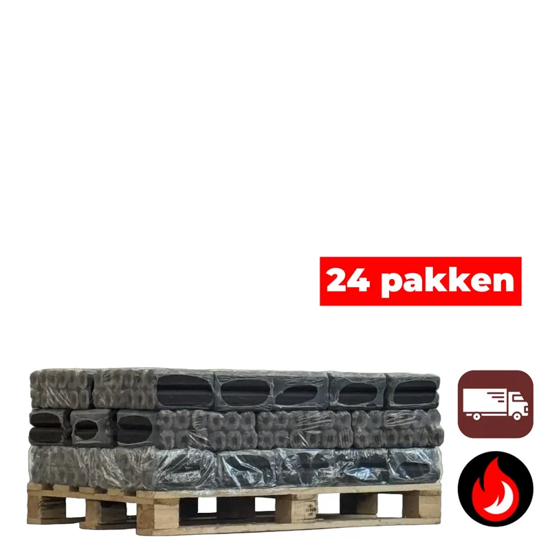 Pini Kay Briketten | Eik | 24 pakken
