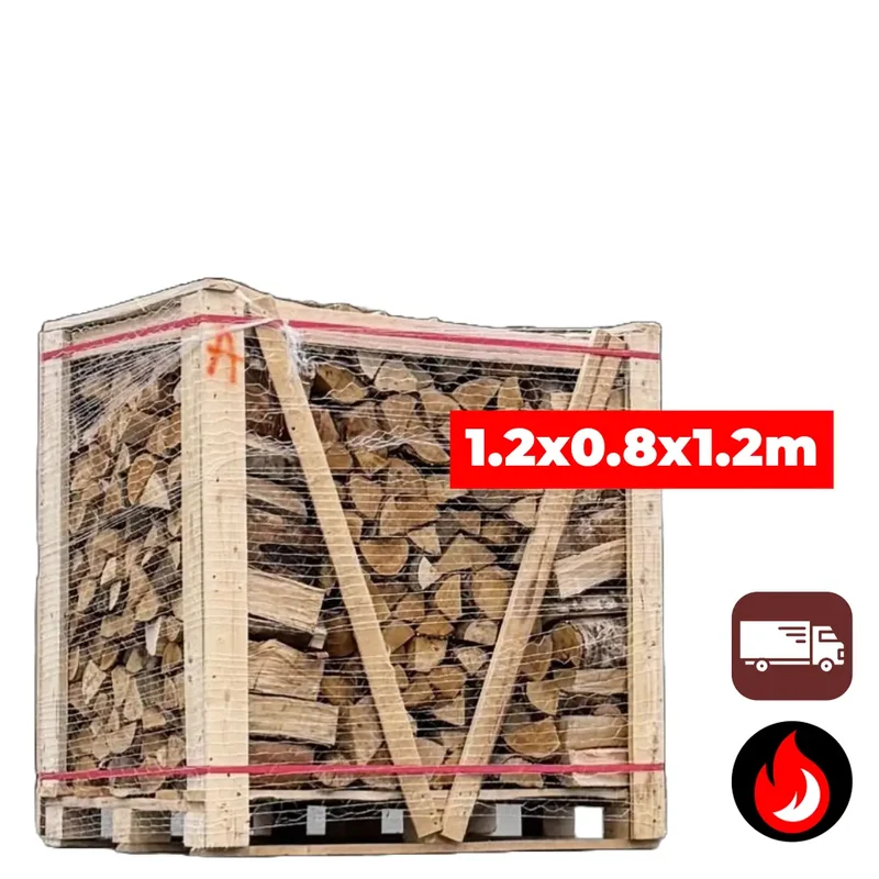 Halve Pallet Berken Haardhout