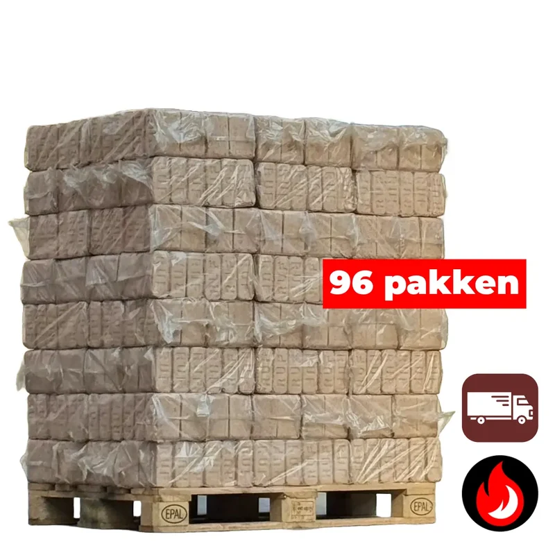 RUF Briketten | Beuk | 96 pakken