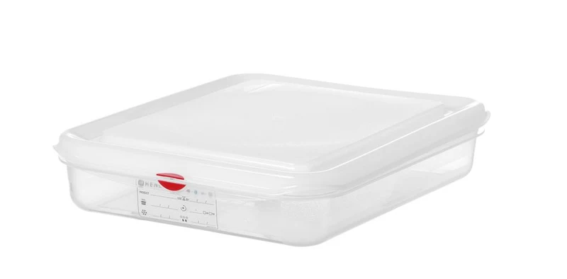 Gastronormbak Polypropyleen HACCP | HENDI | GN 1/2 | 4L | Voedseldoos | 325x265x(H)65mm