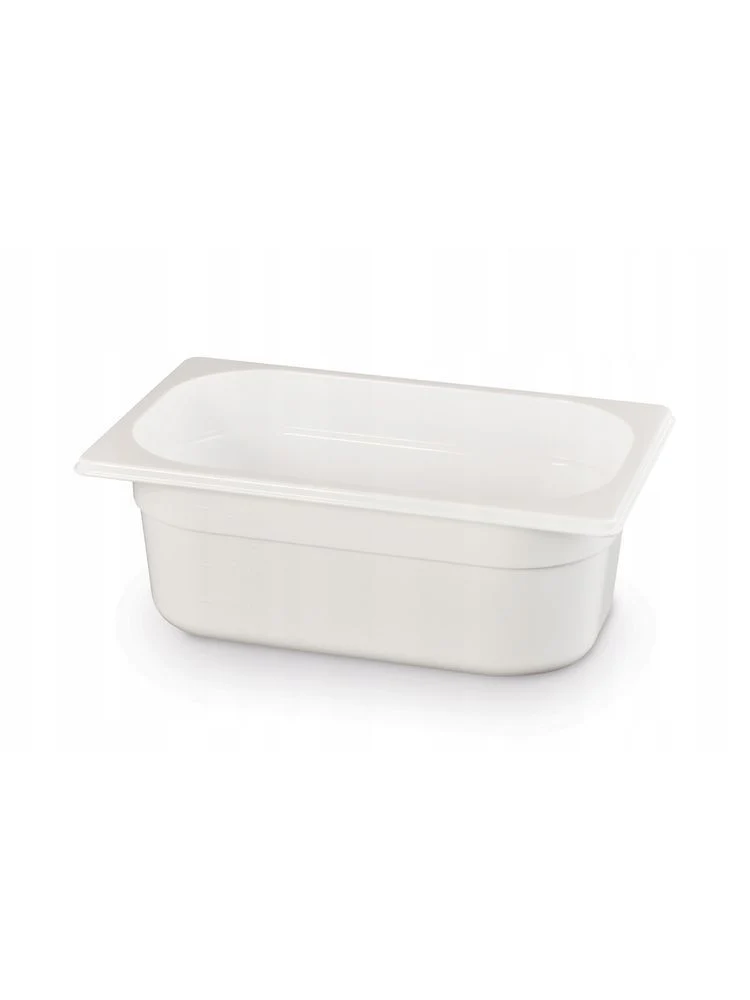 Gastronormbak Polycarbonaat | HENDI | GN 1/4 | 1,8L | Wit | 265x162x(H)65mm