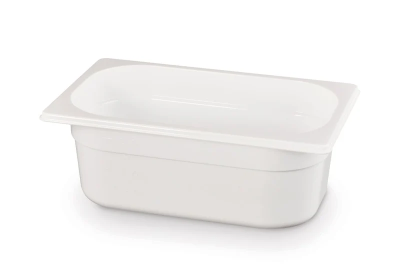 Gastronormbak Polycarbonaat | HENDI | GN 1/4 | 2,8L | Wit | 265x162x(H)100mm