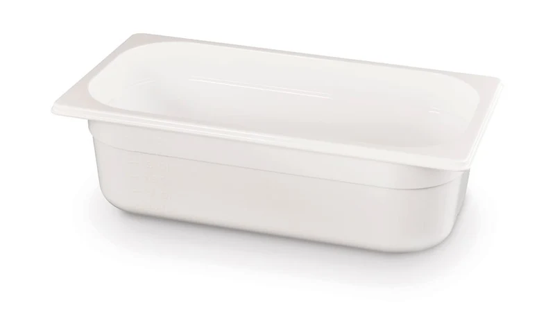 Gastronormbak Polycarbonaat | HENDI | GN 1/3 | 4L | Wit | 325x176x(H)100mm