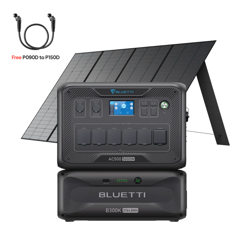 BLUETTI AC500+B300K+350W Solar Generator Kit