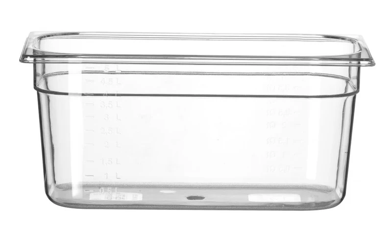 Gastronormbak Polycarbonaat | HENDI | Profi Line | GN 1/3 | 5,7L | Transparant | 325x176x(H)150mm