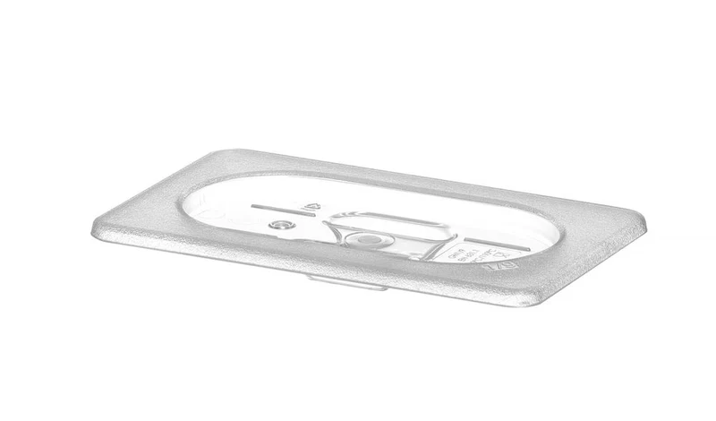 Deksel voor Gastronormbak Polycarbonaat | HENDI | GN 1/9 | Transparant | 176x108mm