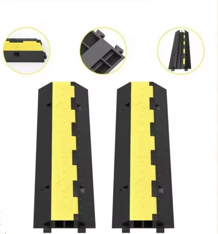 Kabeldrempel voor Laadkabels – 100cm | Anti-slip, Robuust Rubber, Modulair