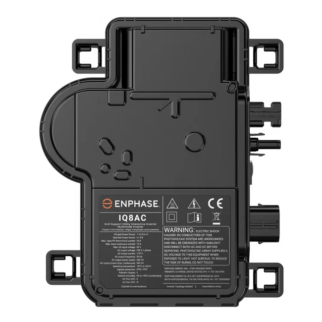Enphase IQ8AC micro-omvormer – hoogrendement & slimme backup