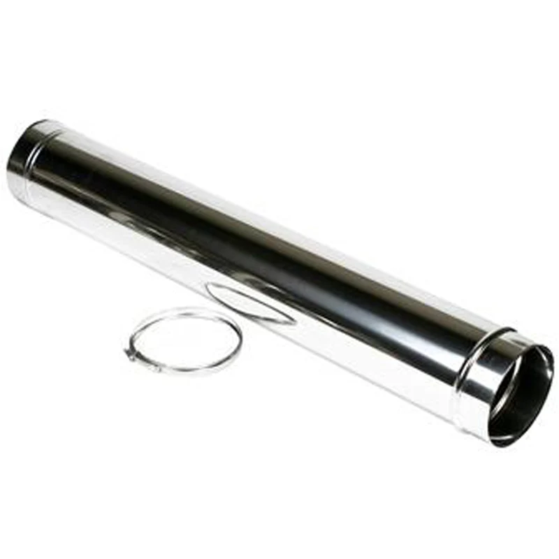 Buis Ø150 mm – 1000 mm – Enkelwandig RVS